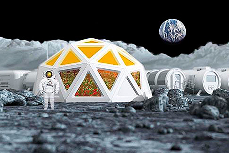 quantum dot lunar greenhouse