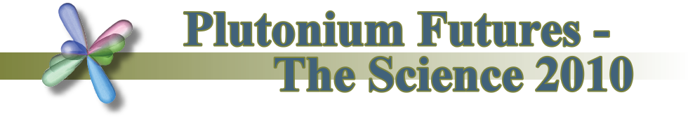 Plutonium Futures - The Science, 2010, logo