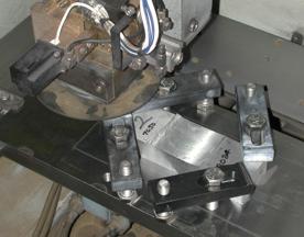 friction sir weld being cut by wire EDM