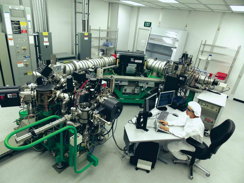 This Secondary Ion Mass Spectrometer (SIMS) is the only one of its kind in the DOE complex. 