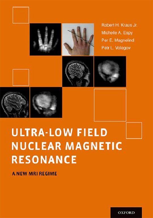 Figure 7. The book cover depicts biomedical applications of MRI at extremely low magnetic fields.