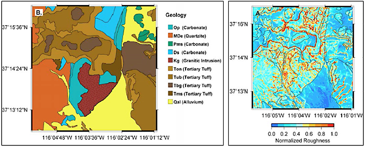Maps of geologic boundaries