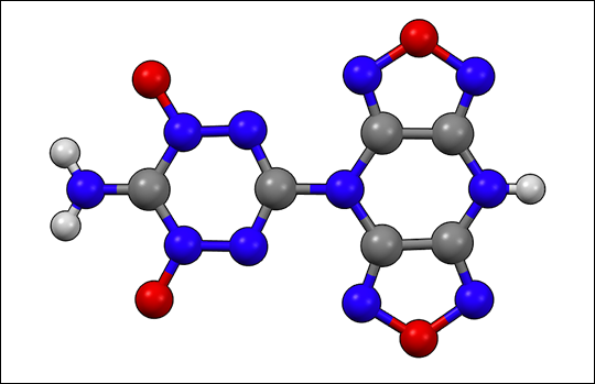 Crystal structure of the very promising Compound 7.