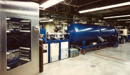 3 MV Tandem Ion Accelerator where hydrogen retention measurement is done using nuclear reaction analysis. 